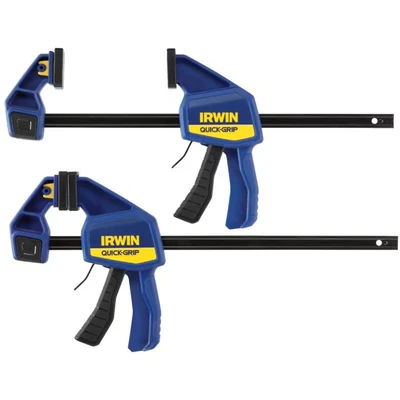 Image of Quick Grip 5122Qc Twin Pack Bar Clamps 12In, Blue