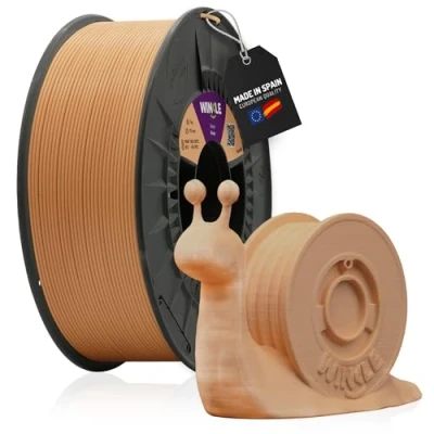 Image of Winkle PLA Filament 1.75mm Printing 3D Printer Skin Brown 300g Spool
