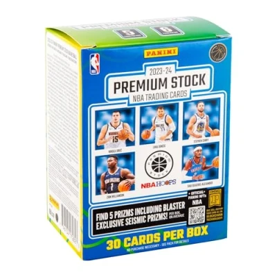 Image of 2023 24 Panini Premium Stock Basketball Trading Cards Blaster Box