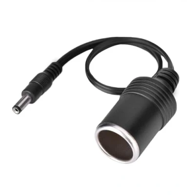 Image of Cigarette Lighter Adapter DC 5.5x2.1mm Female Plug to Car Socket 12V / 24V Power Supply Cable