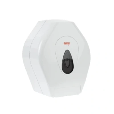 Image of Jantex GD838 Mini Jumbo Tissue Dispenser Bathroom Napkin Paper White 275X220X145mm