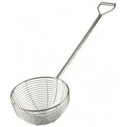 Image of Samuel Groves 1817 Extra Large Stainless Steel Vegetable Ladle Dia.280 x 930 mm