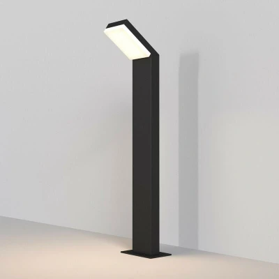 Image of Maytoni Paso Outdoor Bollard Black 3000K IP54