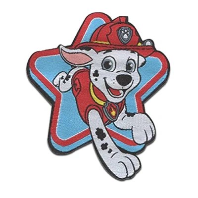 Image of Paw Patrol © Marshall Iron on Patches Adhesive Emblem Stickers Appliques, Size: 2,28 x 2,67 inches