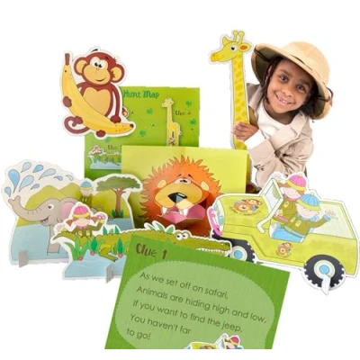 Image of Animal Treasure Hunt Party Game for Kids