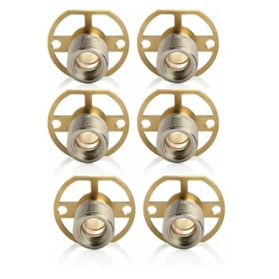 Image of Easy Shower Mounting Systems Kit for Strong Valve Connections and Leak Free installations BSP Wall Bar Fixing Brackets Or Bath Mixer Tap (3 x Pairs, 3, Pair)
