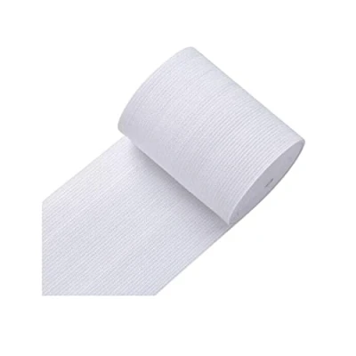 Image of Elastic Band White 50 mm 60 70 80 100 Wide for Sewing (3M x mm)