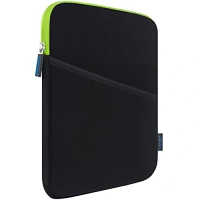 Image of iPad Mini 7 Sleeve, Case Bag, Lacdo Tablet Sleeve Portable for (A17 Pro)/6/5/4/3/2, Samsung Galaxy Tab A7 Lite 8.7&quot; / A 8.0&quot; Protective Green/Black