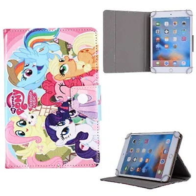 Image of Girls Favorite Cartoon Kids Tablet Case For Universal 7&quot; 8&quot; 9.7&quot; 10&quot; 10.1&quot; inch Cover (Universal (10.1&quot; Inch), Little Frienship Pony)
