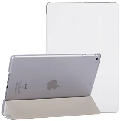 Image of For Apple iPad Mini 1/2/3 Smart Magnetic Stand Case with Automatic Wake/Sleep (White)