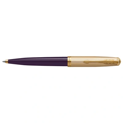 Image of Parker Jotter Ballpoint Pen Stainless Steel with Chrome Trim Medium Point Blue Ink
