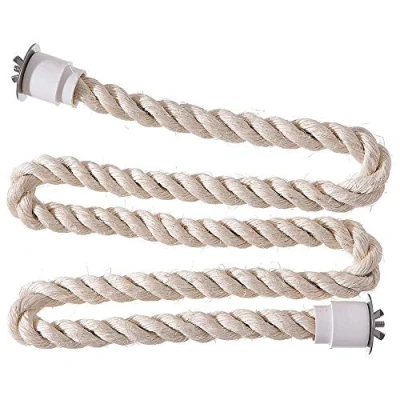 Image of Sisal Rope Zig Zag Parrot Perch Medium