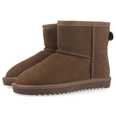 Image of Gioseppo Ankle boots for kids, Size: 12K, Taupe Leather and textile