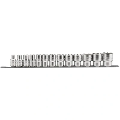 Image of Draper Imperial Socket on a Metal Rail, 1/2&quot; Sq. Dr. (13 Piece)