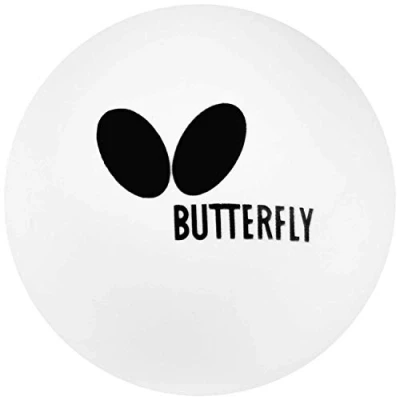 Image of Butterfly Easy Training Table Tennis Balls White Ping Pong Poly Ball Ideal for Multi Practice and Robot 6 or 120