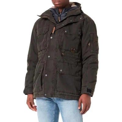 Image of camel active Men&#039;s Multipocket Texxactive Jacket, Brown, 102 cm