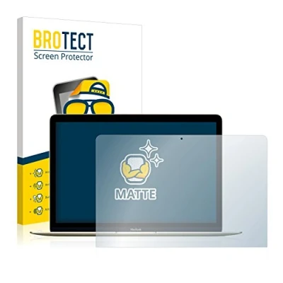 Image of brotect Screen Protector Anti Glare compatible with Apple MacBook Retina 12&quot; (Early 2016) (2 Pack) Matte, Protection Film