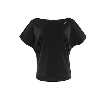 Image of WINSHAPE Women&#039;s Dt101 Super Lightweight Functional Dance Top T Shirt, Black, XXL