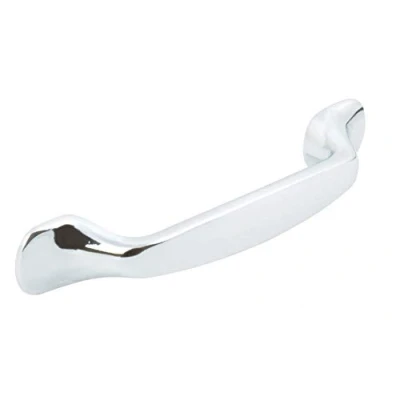 Image of Solmer LTD D Bow Pull Handle Range Kitchen Cabinet Cupboard Drawer Door Polished Chrome