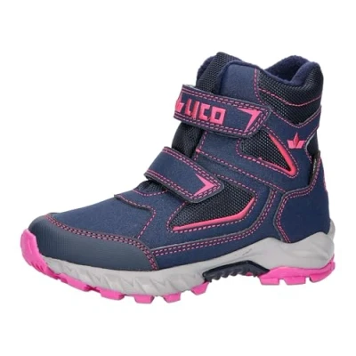 Image of Lico Mauno V Snow Boot, Navy Pink, 6 UK