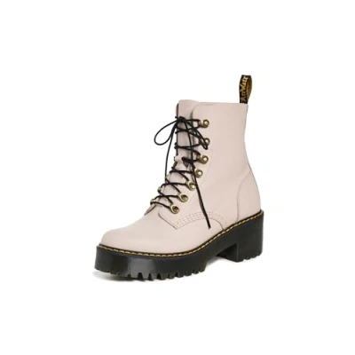 Image of Dr. Martens Women&#039;s Leona Fashion Boot, Vintage Taupe Sendal, 9 UK