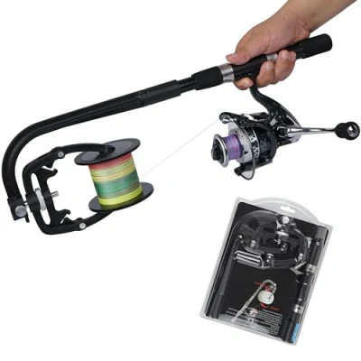 Image of Fishing Line Spooler Winder, Portable Spooling Station for Spinning Reels and Baitcaster Reel Adjustable Accessories Counter Machine Fisherman Gifts