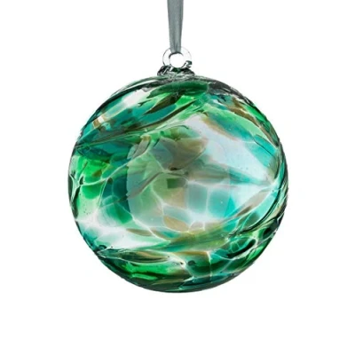 Image of Sienna Glass May Birthstone Friendship Ball Emerald, 11 x 14 cm