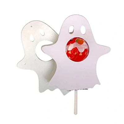 Image of Christol Halloween Ghost Lollipop Holder Metal Cutting Dies DIY Stamps Crafts Template Mold Stencils for Embossing Scrapbooking