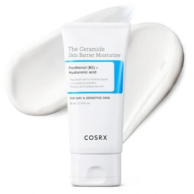 Image of COSRX Ceramide Skin Barrier Moisturiser for Face with 7 Ceramides, Hyaluronic Acid &amp; Panthenol Suitable All Types, 2.7 fl.oz (80ml), Korean Skincare