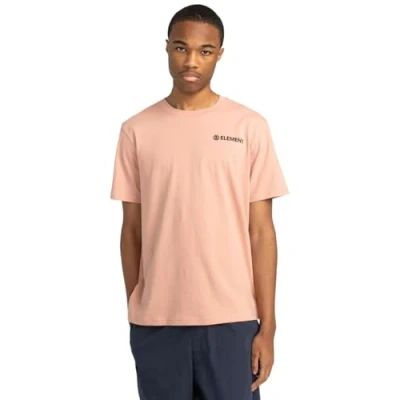 Image of Element T Shirt Blazin Chest SS Young Mens Pink XL