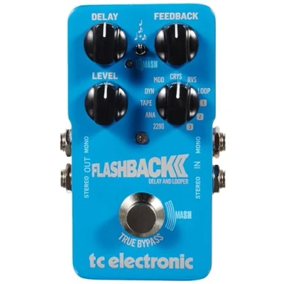 Image of TC Electronic FLASHBACK 2 Delay Legendary Pedal with Groundbreaking MASH Footswitch, Crystal Effect and Built In TonePrint Technology, Compatible PC Mac