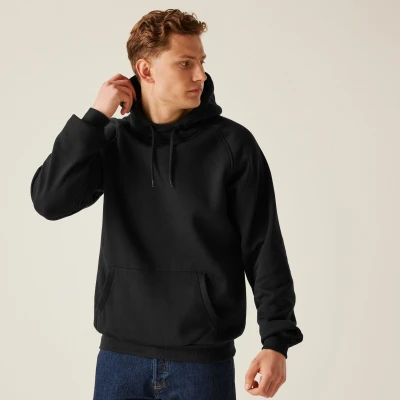 Image of Regatta Professional Mens Pro Overhead Hoodie Knitwear, Hoodies &amp; Sweatshirts Black