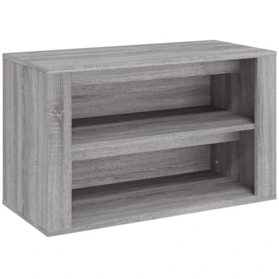 Image of vidaXL Shoe Rack Grey Sonoma 75x35x45 cm Engineered Wood