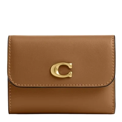 Image of Coach Essential CARD Holder Wallet Wallet, Women&#039;s, Size: One Size, Honey brown