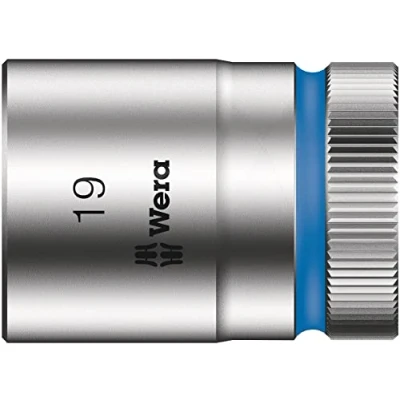 Image of Wera 05003739001 8790 Hmc Hf 19mm Cyclops Socket with Hexagon Drive