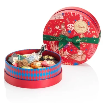 Image of Venchi Christmas Collection Gift Hamper with Assorted Chocolates, 164 g Idea Gluten Free