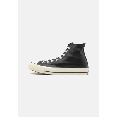 Image of Converse A07200C Chuck 70 High Top Lace up Black Leather women&#039;s Trainers in
