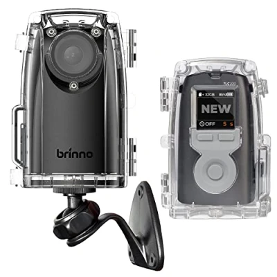 Image of Brinno Time Lapse Camera BCC300 M Bundle, Timelapse for Outdoor, Long Battery Life Construction Camera, HDR FHD1080P IPX4 Waterproof with Wall Mount, LCD Screen