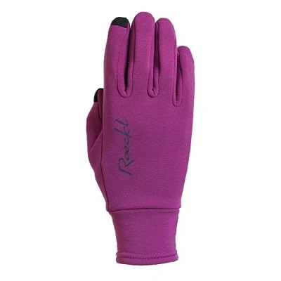 Image of Roeckl Sports equestrian gloves WELDON, winter riding glove, berry 8