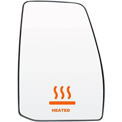 Image of BIAREN Wing Mirror Glass Heated Right Driver Side for Ford Transit Custom 2012 Onwards BK2117K740BB 1766584