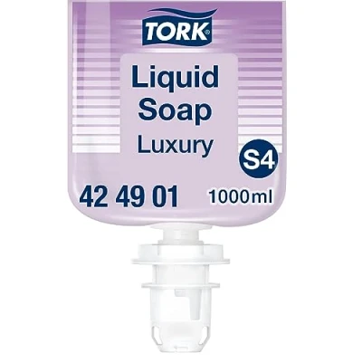 Image of Tork Luxury Soft Liquid Soap (Pack of 6) 424901