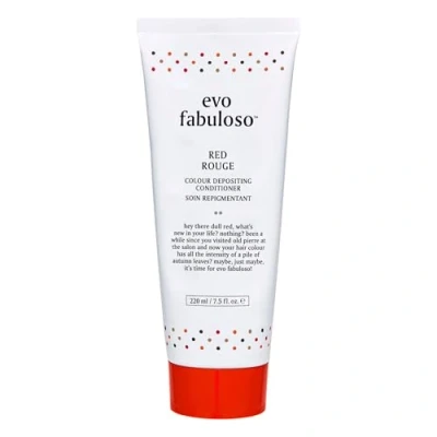 Image of Evo Fabuloso Red Colour Despositing Conditioner for Treated Hair Helps Maintain Depth, Tone &amp; Shine 220ml / 7.5fl.oz