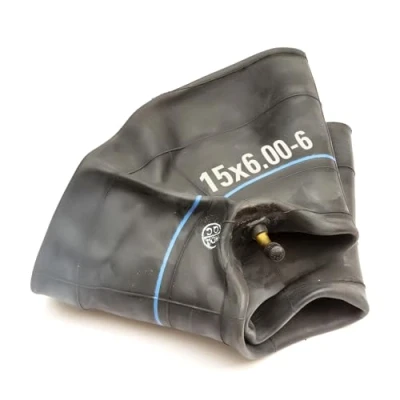 Image of Heavy Duty Inner Tube 15x6.00 6 Inch Wheel Tyre Butyl Rubber Bent Curved Valve Ride Sit On Lawn Mower Lawnmower