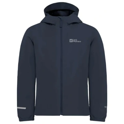 Image of Jack Wolfskin Flaze Waterproof jacket for kids, Size: 3 4y, Night blue