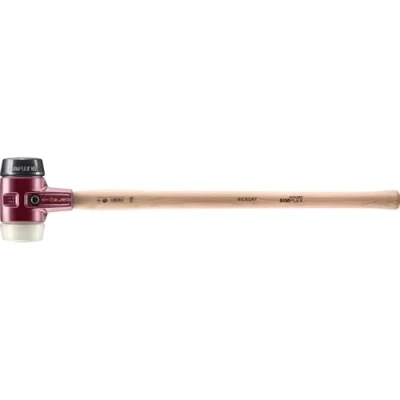 Image of Halder 3028081 &quot;Simplex&quot; Sledge Hammer with Rubber/Nylon Hickory Handle, Multi Colour, 80 mm