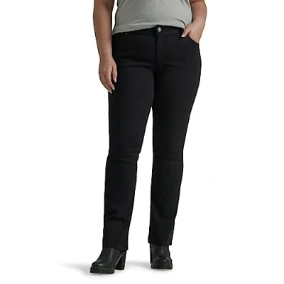 Image of Lee Women&#039;s Regular Fit Bootcut Jean, Black, 10