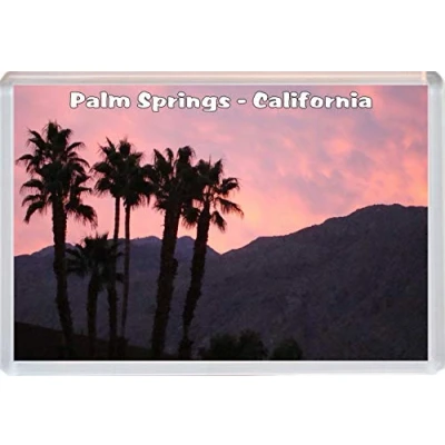 Image of Palm Springs California USA Fridge Magnet 96 x 67 mm Jumbo Size BBSM1717