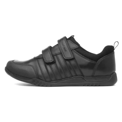 Image of Hush Puppies Boys Josh Jnr School Uniform Shoe, Black, 13.5 UK Child