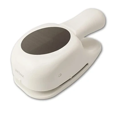 Image of punch round circle diameter 4.5 cm paper punch, hole motif for crafts, labels, table decorations, suitable up to 220 g/m²