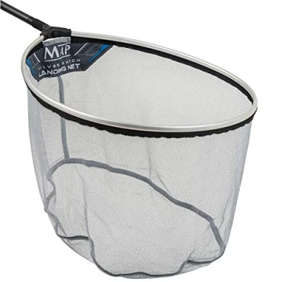 Image of AMP MAP Silver Match Fine Mesh Landing Net: 14 inch